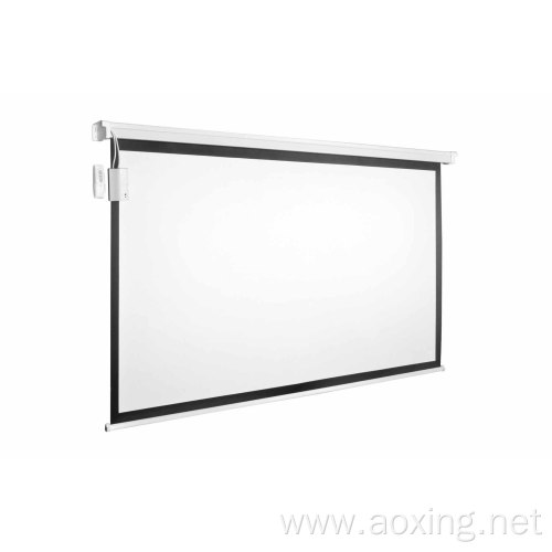 Electric movie motorized roll up projector screen